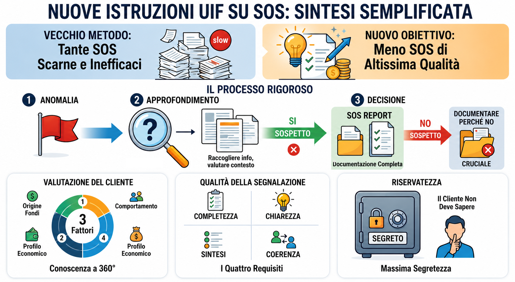 Schema obblighi nuove istruzioni UIF da luglio 2026